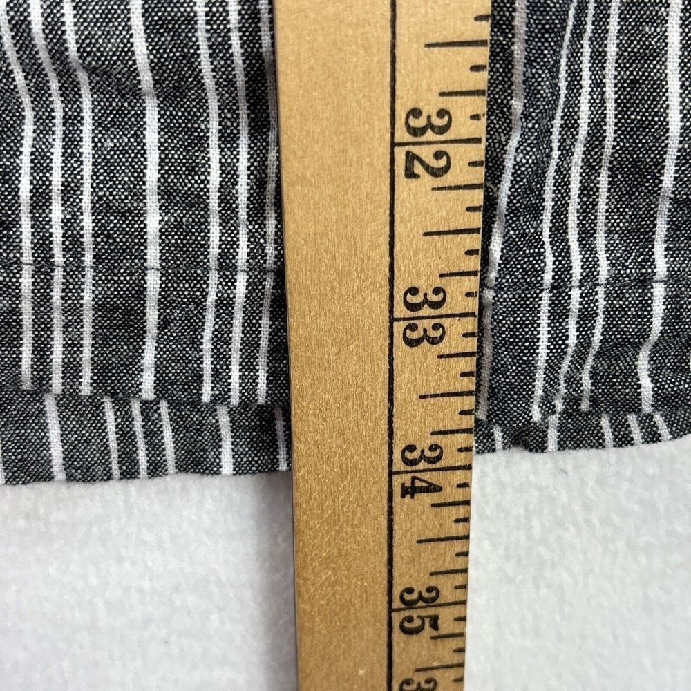 Anne Klein Womens Dress Linen Blend 3/4 Sleeve Striped Size 4 Beachy Lightweight - Picture 10 of 16